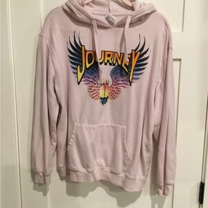 Pink Hoodie with Graphic Design